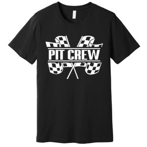 E:\Upload Tool\Media\Hoanew\Dirt Track Racing Pit Crew Race Car Team Checker Fl Premium T-Shirt