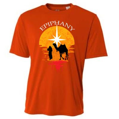 Epiphany The Three Kings Vintage Gift Feliz Dia De Reyes Cute Gift Cooling Performance Crew T-Shirt