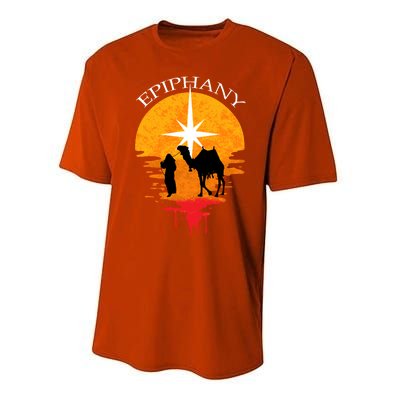 Epiphany The Three Kings Vintage Gift Feliz Dia De Reyes Cute Gift Performance Sprint T-Shirt