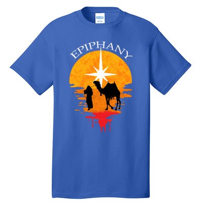 Epiphany The Three Kings Vintage Gift Feliz Dia De Reyes Cute Gift Tall T-Shirt