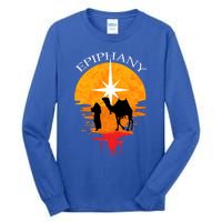 Epiphany The Three Kings Vintage Gift Feliz Dia De Reyes Cute Gift Tall Long Sleeve T-Shirt