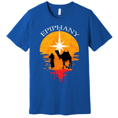 Epiphany The Three Kings Vintage Gift Feliz Dia De Reyes Cute Gift Premium T-Shirt