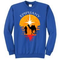 Epiphany The Three Kings Vintage Gift Feliz Dia De Reyes Cute Gift Tall Sweatshirt