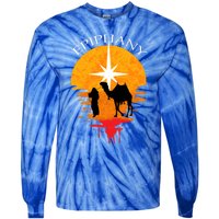 Epiphany The Three Kings Vintage Gift Feliz Dia De Reyes Cute Gift Tie-Dye Long Sleeve Shirt