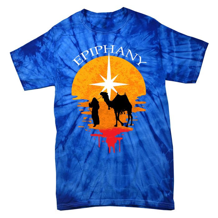 Epiphany The Three Kings Vintage Gift Feliz Dia De Reyes Cute Gift Tie-Dye T-Shirt