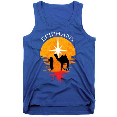 Epiphany The Three Kings Vintage Gift Feliz Dia De Reyes Cute Gift Tank Top