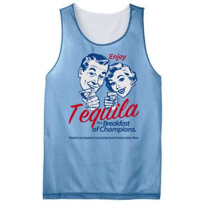 Enjoy Tequila The Breakfast Of Champions Mesh Reversible Basketball Jersey Tank