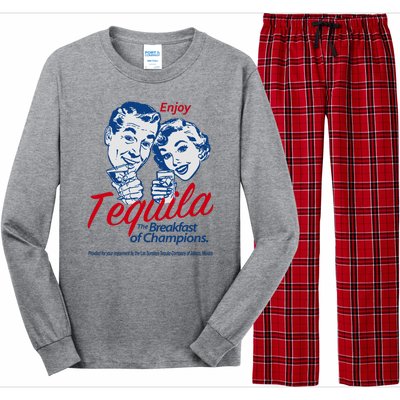 Enjoy Tequila The Breakfast Of Champions Long Sleeve Pajama Set