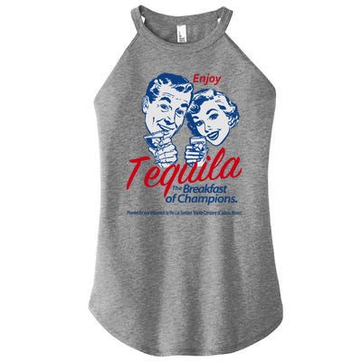 Enjoy Tequila The Breakfast Of Champions Women’s Perfect Tri Rocker Tank