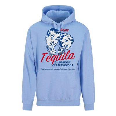 Enjoy Tequila The Breakfast Of Champions Unisex Surf Hoodie