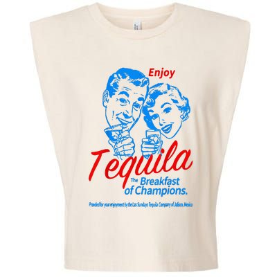 Enjoys Tequila The Breakfasts Of Championss Garment-Dyed Women's Muscle Tee