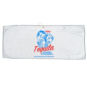 Enjoys Tequila The Breakfasts Of Championss Large Microfiber Waffle Golf Towel