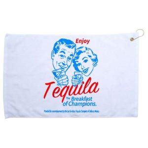 Enjoys Tequila The Breakfasts Of Championss Grommeted Golf Towel