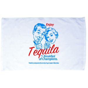 Enjoys Tequila The Breakfasts Of Championss Microfiber Hand Towel