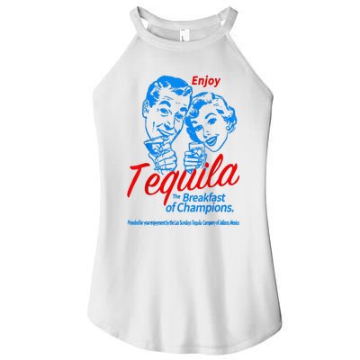 Enjoys Tequila The Breakfasts Of Championss Women’s Perfect Tri Rocker Tank