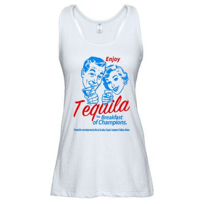 Enjoys Tequila The Breakfasts Of Championss Ladies Essential Flowy Tank