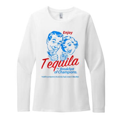 Enjoys Tequila The Breakfasts Of Champions Womens CVC Long Sleeve Shirt