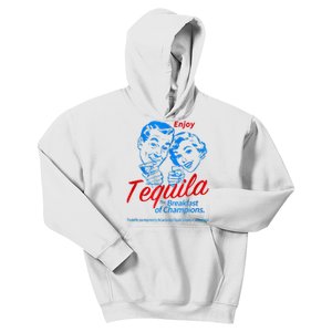 Enjoys Tequila The Breakfasts Of Champions Kids Hoodie