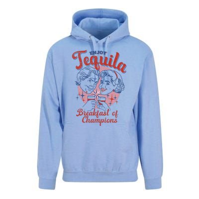 Enjoys Tequila The Breakfasts Of Championss Unisex Surf Hoodie