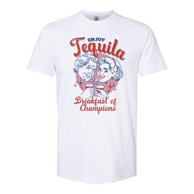 Enjoys Tequila The Breakfasts Of Championss Softstyle CVC T-Shirt