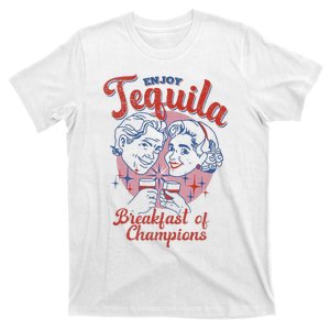 Enjoys Tequila The Breakfasts Of Championss T-Shirt