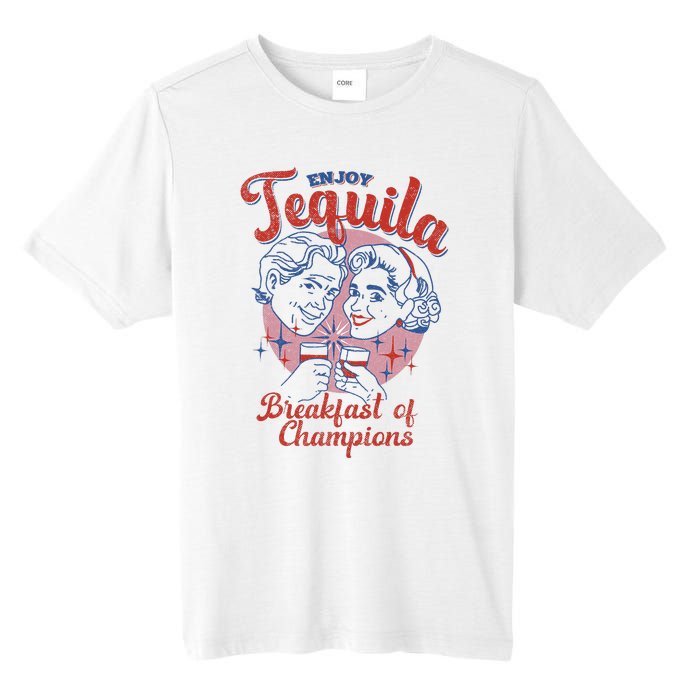 Enjoys Tequila The Breakfasts Of Championss Tall Fusion ChromaSoft Performance T-Shirt