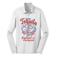 Enjoys Tequila The Breakfasts Of Championss Silk Touch Performance Long Sleeve Polo