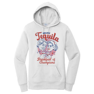 Enjoys Tequila The Breakfasts Of Championss Women's Pullover Hoodie