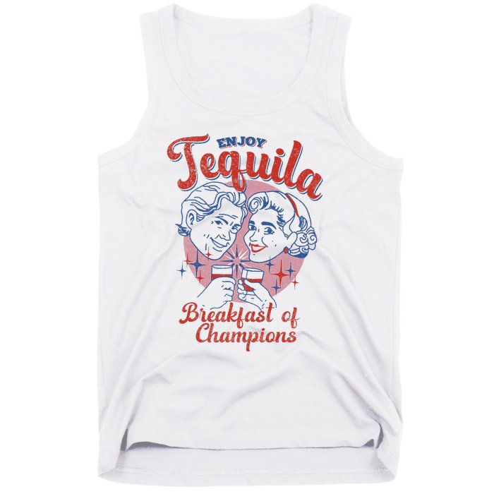 Enjoys Tequila The Breakfasts Of Championss Tank Top