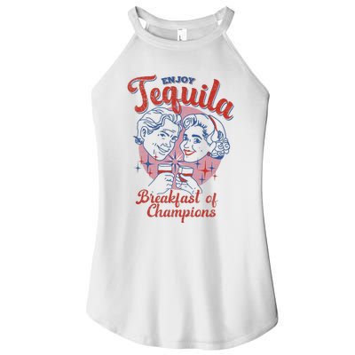 Enjoys Tequila The Breakfasts Of Championss Women’s Perfect Tri Rocker Tank