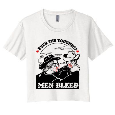 Even The Toughest Bleed Women's Crop Top Tee