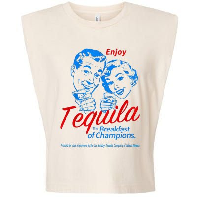 Enjoys Tequila The Breakfasts Of Championss Garment-Dyed Women's Muscle Tee