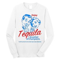 Enjoys Tequila The Breakfasts Of Championss Long Sleeve Shirt