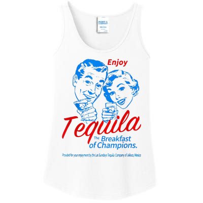 Enjoys Tequila The Breakfasts Of Championss Ladies Essential Tank