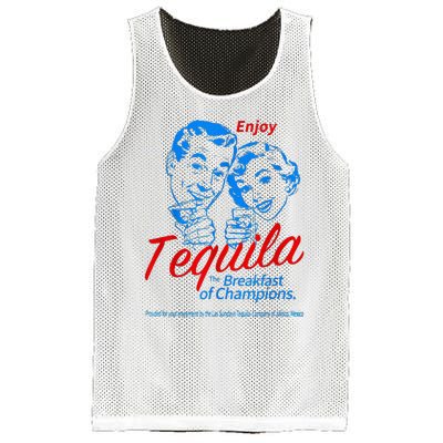 Enjoys Tequila The Breakfasts Of Championss Mesh Reversible Basketball Jersey Tank