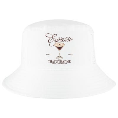 Espresso Thats That Me Cant Sleep Cool Comfort Performance Bucket Hat