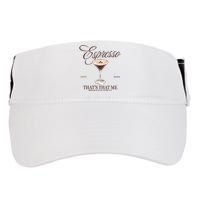 Espresso Thats That Me Cant Sleep Adult Drive Performance Visor