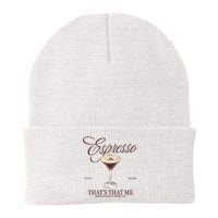 Espresso Thats That Me Cant Sleep Knit Cap Winter Beanie