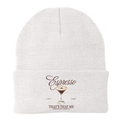 Espresso Thats That Me Cant Sleep Knit Cap Winter Beanie