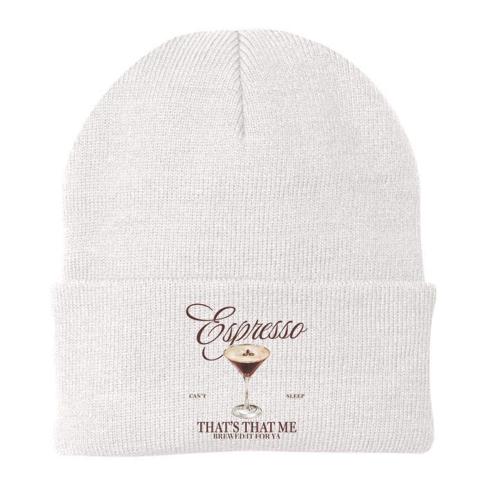 Espresso Thats That Me Cant Sleep Knit Cap Winter Beanie