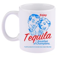 Enjoys Tequila The Breakfasts Of Championss 11oz C Handle Ceramic Mug