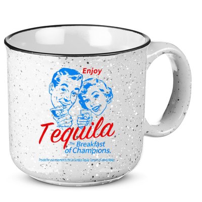 Enjoys Tequila The Breakfasts Of Championss 15oz Campfire Ceramic Mug