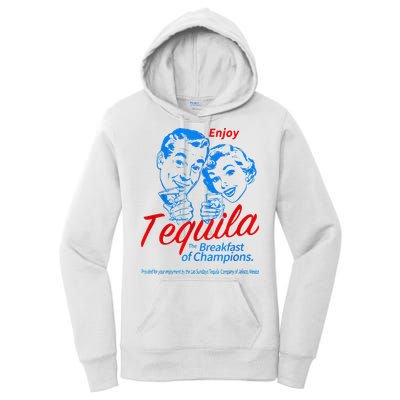 Enjoys Tequila The Breakfasts Of Championss Women's Pullover Hoodie