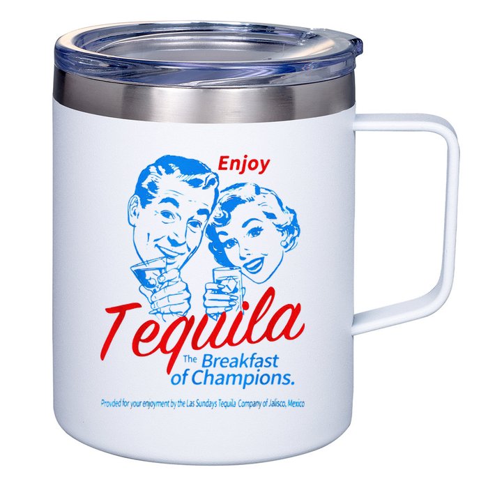 Enjoys Tequila The Breakfasts Of Championss 12oz Stainless Steel Coffee Mug