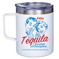 Enjoys Tequila The Breakfasts Of Championss 12oz Stainless Steel Coffee Mug