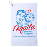 Enjoys Tequila The Breakfasts Of Championss Golf Towel