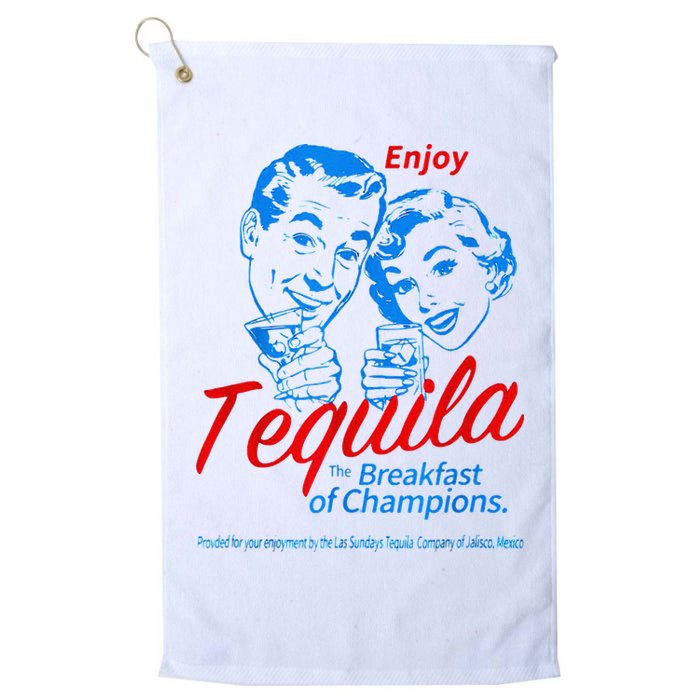 Enjoys Tequila The Breakfasts Of Championss Golf Towel
