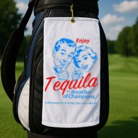 Enjoys Tequila The Breakfasts Of Championss Golf Towel
