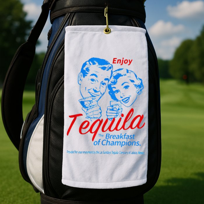 Enjoys Tequila The Breakfasts Of Championss Golf Towel