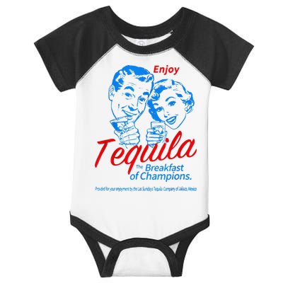 Enjoys Tequila The Breakfasts Of Championss Infant Baby Jersey Bodysuit